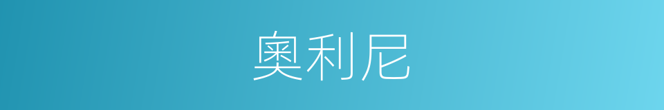 奧利尼的同義詞