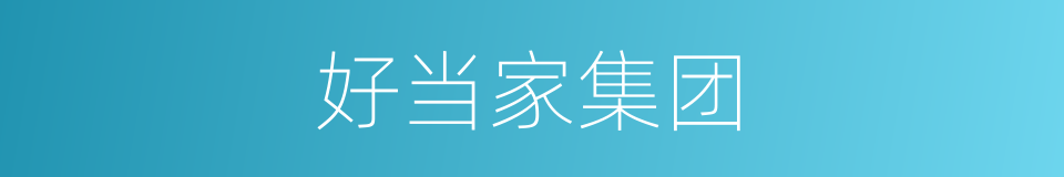 好当家集团的同义词