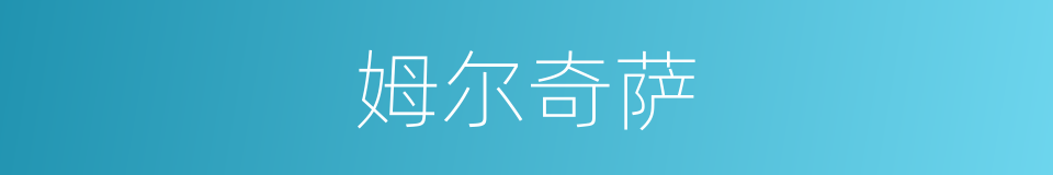 姆尔奇萨的同义词