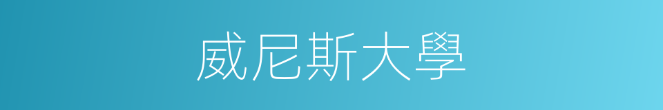 威尼斯大學的同義詞