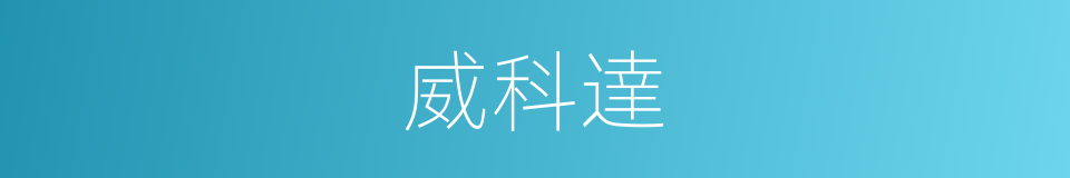 威科達的同義詞