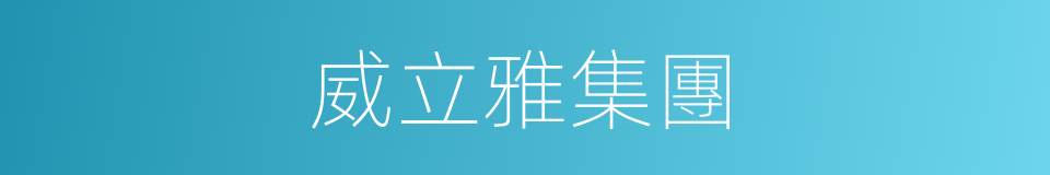 威立雅集團的同義詞