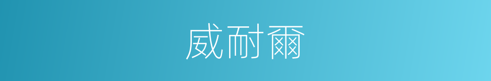 威耐爾的同義詞