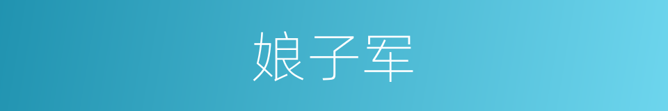 娘子军的意思