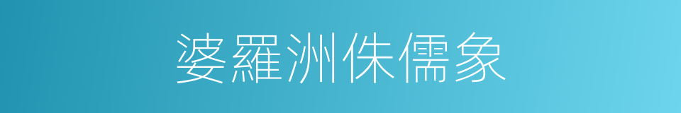 婆羅洲侏儒象的同義詞