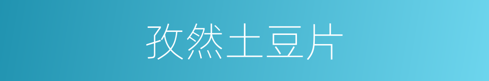 孜然土豆片的同义词