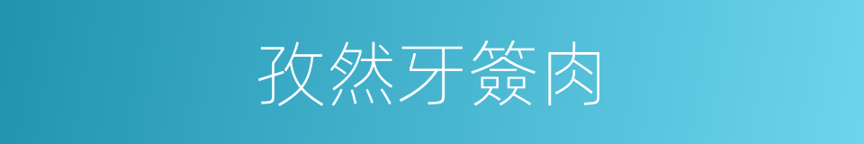 孜然牙簽肉的同義詞