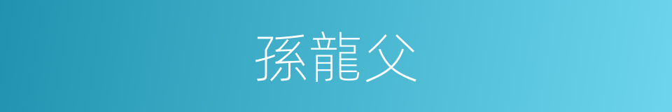 孫龍父的同義詞
