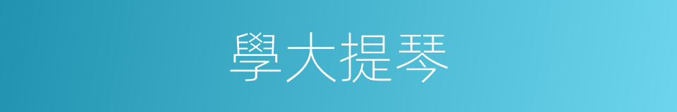學大提琴的同義詞