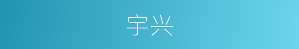 宇兴的同义词