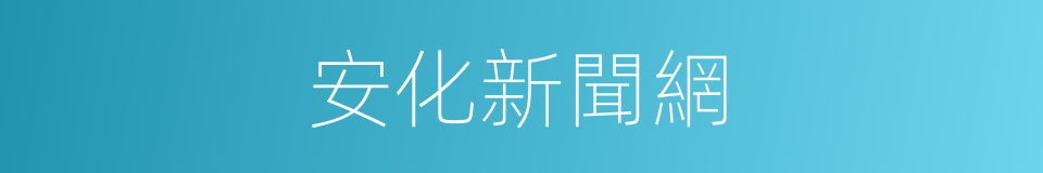 安化新聞網的同義詞