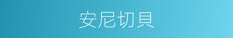 安尼切貝的同義詞