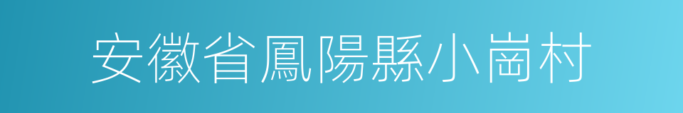 安徽省鳳陽縣小崗村的同義詞