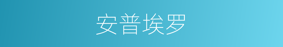 安普埃罗的同义词