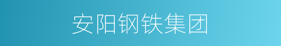 安阳钢铁集团的同义词