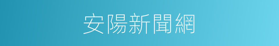 安陽新聞網的同義詞