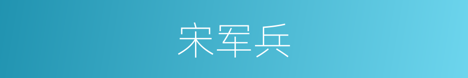 宋军兵的同义词