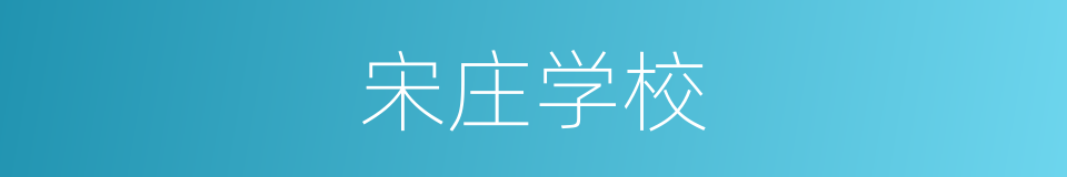 宋庄学校的同义词