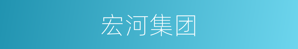 宏河集团的同义词