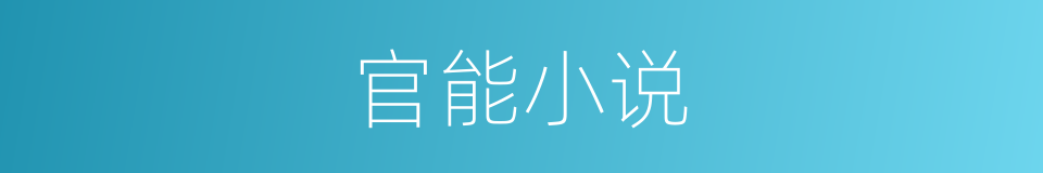 官能小说的同义词