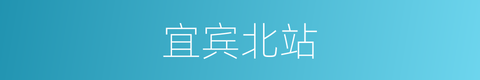宜宾北站的同义词