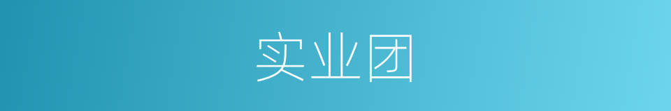 实业团的同义词