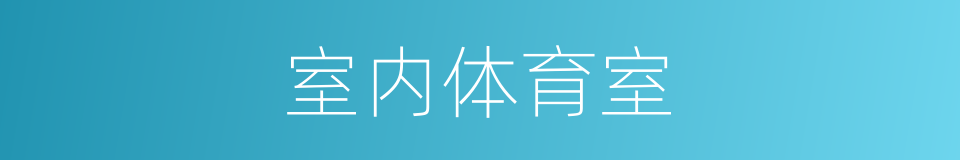 室内体育室的同义词