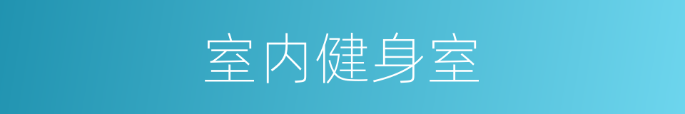 室内健身室的同义词