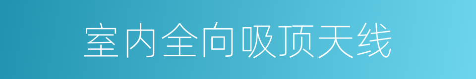 室内全向吸顶天线的同义词