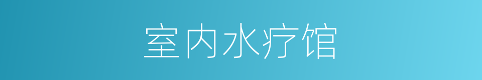 室内水疗馆的同义词