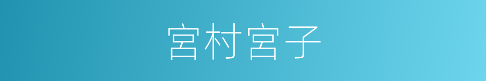 宮村宮子的同義詞