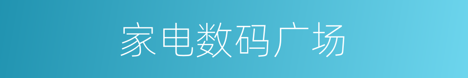 家电数码广场的同义词