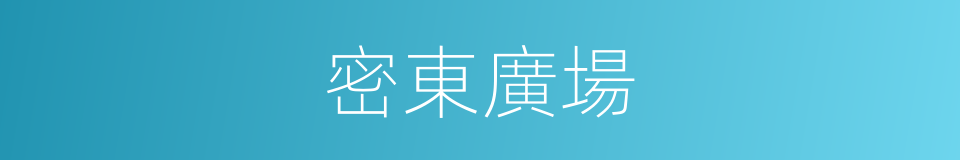 密東廣場的同義詞
