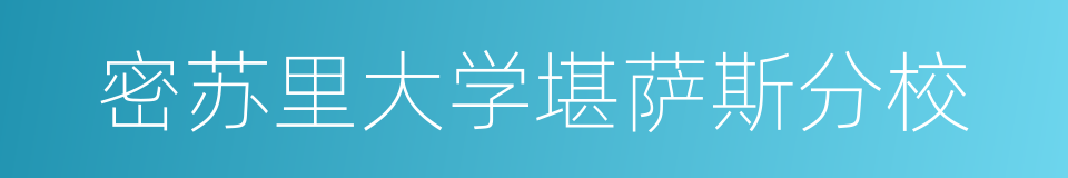 密苏里大学堪萨斯分校的同义词
