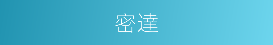 密達的意思