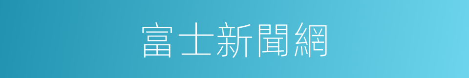 富士新聞網的同義詞