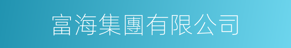 富海集團有限公司的同義詞