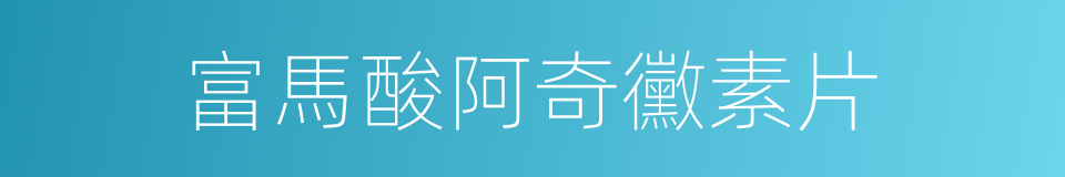 富馬酸阿奇黴素片的同義詞