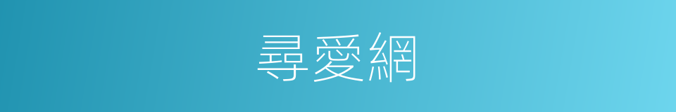 尋愛網的同義詞