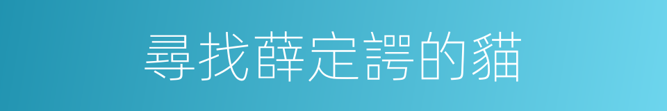 尋找薛定諤的貓的同義詞