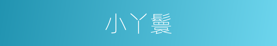 小丫鬟的同义词