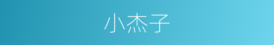 小杰子的同义词