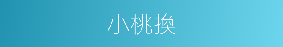 小桃換的同義詞