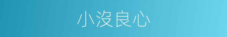 小沒良心的同義詞