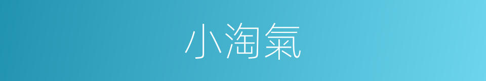 小淘氣的意思