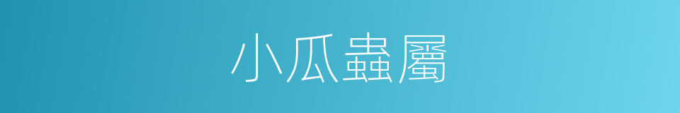 小瓜蟲屬的同義詞