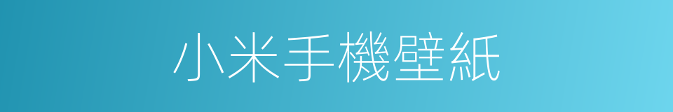 小米手機壁紙的同義詞