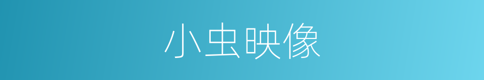 小虫映像的同义词