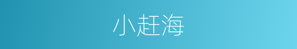 小赶海的同义词