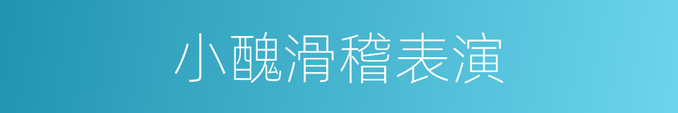 小醜滑稽表演的同義詞